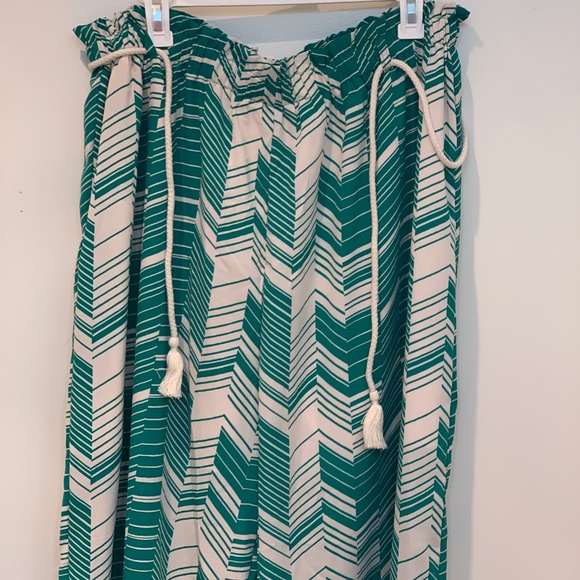 Forever 21 Plus Palm Green Lounge Pants - Picture 6 of 6